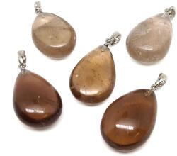 R. M. ékszer Csepp medál Füstkvarc AA (MDG) (020739)