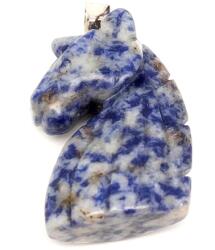 R. M. ékszer Ló medál szodalit spot 2x4cm (021608)