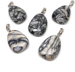 R. M. ékszer 20/25mm Pinolit csepp medál (056602)