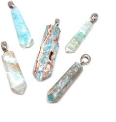 R. M. ékszer Csúcs medál Aragonit kék 2, 5-5cm (021880)