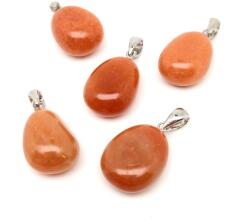 R. M. ékszer 20/25mm Aventurin barack csepp medál (056506)