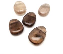 R. M. ékszer Átfúrt Füstkvarc csepp medál (020587)