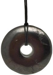 R. M. ékszer Shungit medál fánk 50mm (024573)