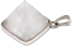 R. M. ékszer Piramis medál fémmel Hegyikristály 2x2cm (020745)