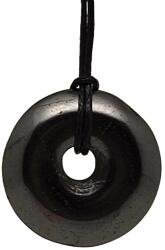 R. M. ékszer Shungit medál fánk 30mm (024572)