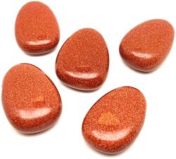 R. M. ékszer Átfúrt Goldstone vörös csepp medál (020526)