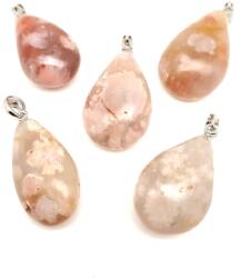 R. M. ékszer Csepp medál achát virág AA (MDG) (020594)