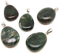 R. M. ékszer 20/25mm Achát moha csepp medál (056502)