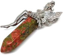 R. M. ékszer Csúcs medál fém angyal Unakit 2, 5x6cm (021840)