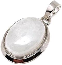 R. M. ékszer Ovális medál fém hegyikristály 1, 5x2cm (020950)