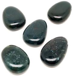 R. M. ékszer Átfúrt Heliotróp csepp medál (020530)