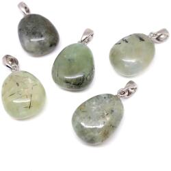 R. M. ékszer 20/25mm Prehnit csepp medál (056546)