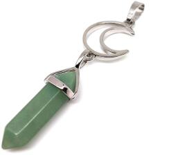 R. M. ékszer Vogel medál fém hold Aventurin 8x35mm (021755)