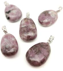 R. M. ékszer 20/25mm Lepidolit csepp medál (056540)