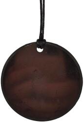 R. M. ékszer Shungit medál kerek 5cm (024524)