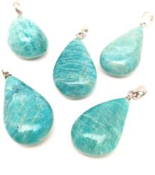 R. M. ékszer Csepp medál Amazonit AA (MDG) (020839)