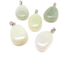 R. M. ékszer 20/25mm Jáde new csepp medál (056528)
