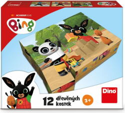  DINO Bing képkockák, 12 kocka