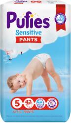 pufies Scutece-chilotel Pufies Pants Sensitive Junior, Marimea 5, 12-17 kg, 42 buc (3800024035234)