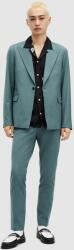 AllSaints gyapjú kabát MOAD BLAZER - türkiz 42