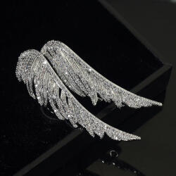 highbling Angel Wings finom és elegáns tollas bross XZ506