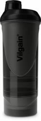 Vilgain Shaker 2Go negru transparent 600 ml + 200 ml + 150 ml