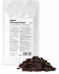 Vilgain Drajeuri de ciocolată fără adaos de zahăr ciocolată neagră 250 g