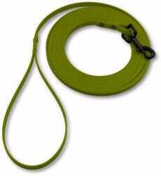 PafDog ultrakönnyű vízálló nyomkövető vezeték lapos, 1 cm, 4 hossz - olíva zöld A VEZETŐ HOSSZA: 20 metrů