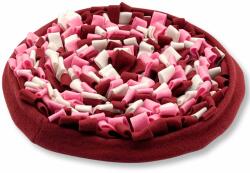 PafDog Szippantó szőnyeg vastag, csúszásgátlóval, bordó-rózsaszín-fehér - 40 cm