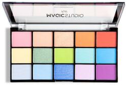 Magic Studio Paleta cieni do powiek, kolorowa - Magic Studio Play Eyeshadow Palette 15 Colors 18 g