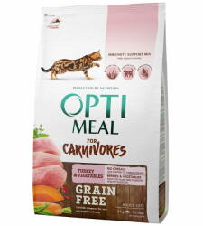 Optimeal gabonamentes teljes értékű száraz macskaeledel felnőtt macskáknak - kacsával és zöldségekkel 4 kg