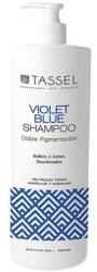 TASSEL Sampon pentru neutralizarea tonurilor galbene Tassel Violet Blue Shampoo, par vopsit si decolorant, 1000 ml