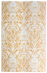  Vidaxl narancssárga-fehér PP kültéri szőnyeg 190 x 290 cm 310463