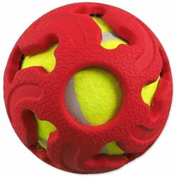 Dog Fantasy Labda Kutya Fantasy gumi teniszlabdával piros 7, 5cm