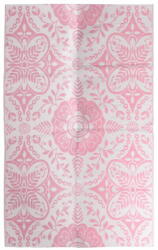  Vidaxl rózsaszín PP kültéri szőnyeg 190 x 290 cm 310459