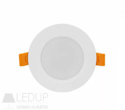 spectrumLED Dure 3 Downlight 8w Nw 230v 110deg Ip54 Ik06 118x31 White Round Integrated Driver (sli043022nw_pw)