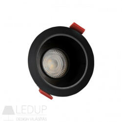 spectrumLED Fiale Comfort Anti - Glare Gu10 250v Ip20 Fi85x50mm Black Round, Reflector Black, Adjustable (slip001019)