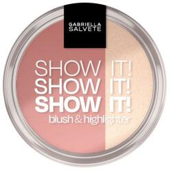Gabriella Salvete Show It! Blush & Highlighter fard de obraz 9 g pentru femei 02
