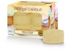 Yankee Candle Lumânări aromatice de ceai Vanilla Cupcake 12 x 9, 8 g