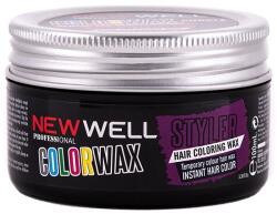 NEW WELL NEW WELL, Lila hajszínező wax, 100 ml (303062-PURPLE)