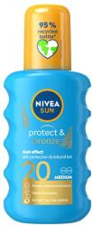 Nivea Protect & Bronze napolaj-spray napvédelemre és barnulásra, SPF 20, 200ml