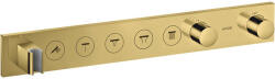 Hansgrohe Baterie duș, Axor, ShowerSelection, termostatată, cu 5 ieșiri, auriu lucios, 18358990 (18358990)