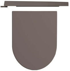 Hatria Capac WC, Hatria, Fusion/Futura, cu soft close si quick release, antracit (00Y9AQ08) - e-baie