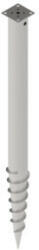 faösszekötők, oszloptartók TALAJCSAVAR TALPAS 100mm CSAVAROS TARTÓOSZLOP, tartólap mérete: 100mmx100mm, teljes hossz: 1200mm (65939)