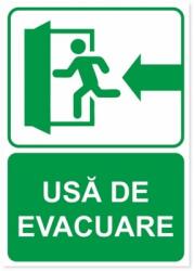  Indicator Usa de evacuare stanga, 148x210mm ISA5UES