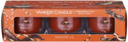 Yankee Candle Cinnamon Stick set de lumânări votive din sticlă 3 x 37 g
