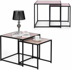 ModernHOME Két Kávézóasztal, Loft Stílus | PJJST0302 (PJJST0302)