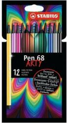 STABILO Set de pâslă de 12 Stabilo Pen 68 Arty 1mm set de 12 culori STABILO 6812-1-20 (6812-1-20)