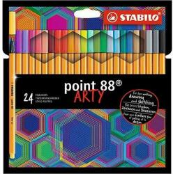 STABILO Set de 24 de stilouri cu ac de pâslă Stabilo Point 88' Arty 0, 4mm set de 24 de culori STABILO 8824/1-20 (8824/1-20)