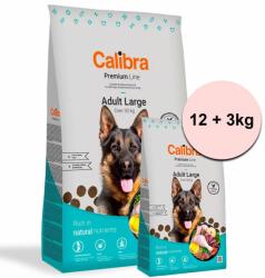 Calibra Calibra Dog Premium Line Adult Large 12 + 3 kg GRATUIT